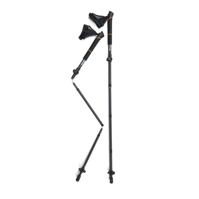 Running Poles Carbon - adjust 120 - 140cm