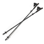 Running Poles Carbon - adjust 120 - 140cm